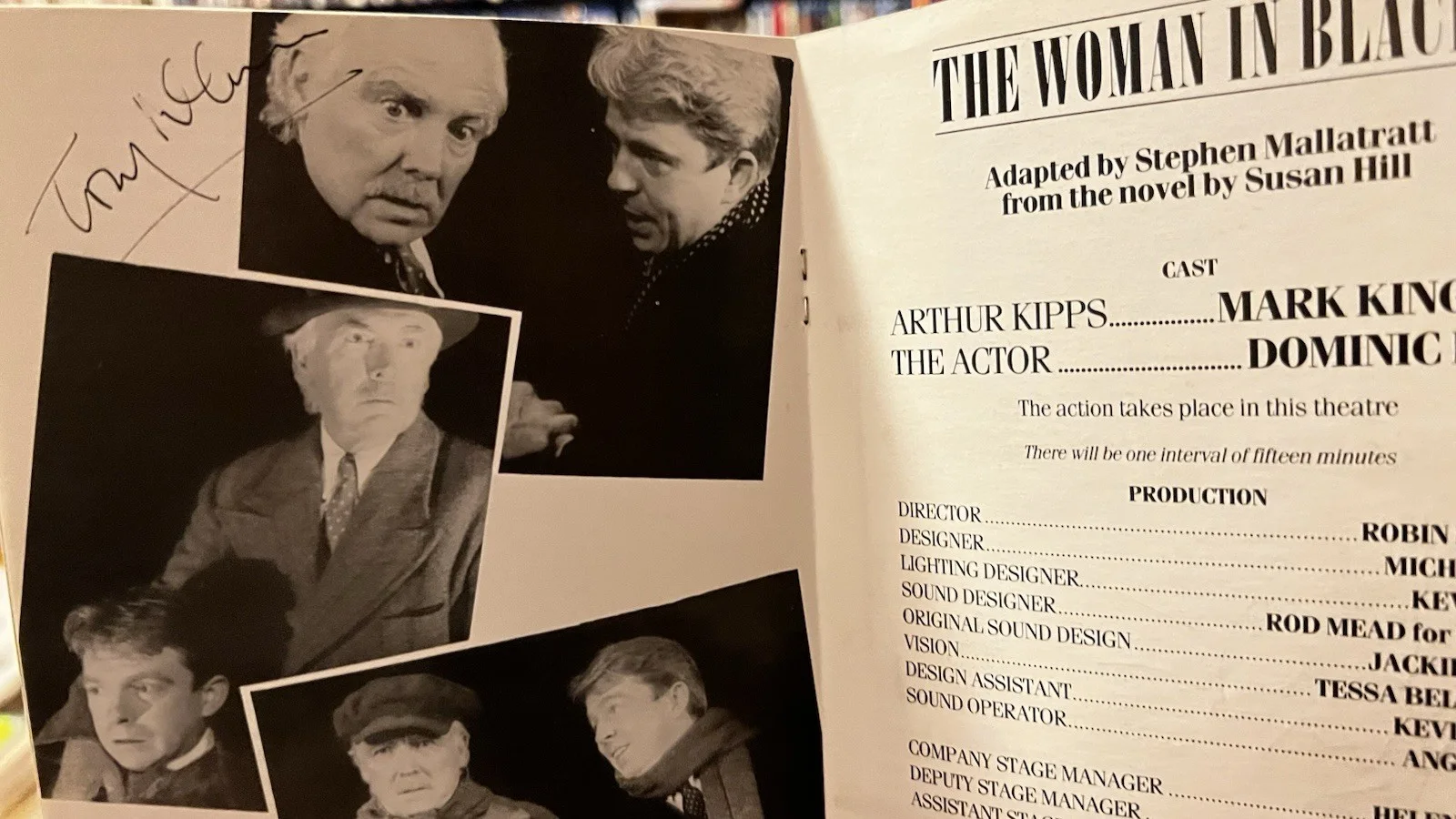 Cast + Signed THE WOMAN IN BLACK West End Programme / Playbill Broadway Int 1989, image 2