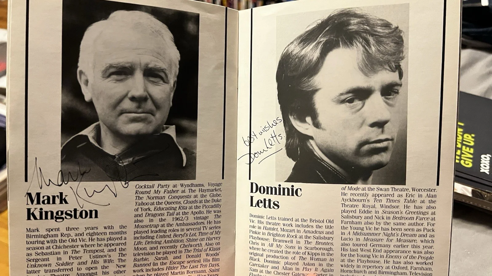 Cast + Signed THE WOMAN IN BLACK West End Programme / Playbill Broadway Int 1989, image 4