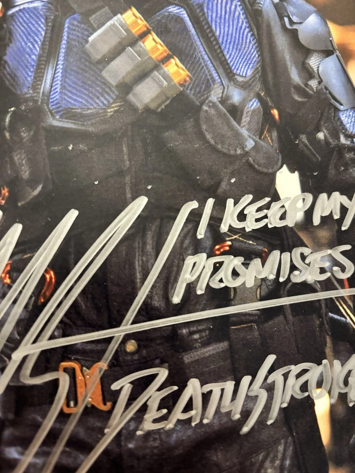 Manu Bennett — Manu Bennett / Deathstroke Arrow Hobbit Signed Autograph 8x10 Photo, изображение 2