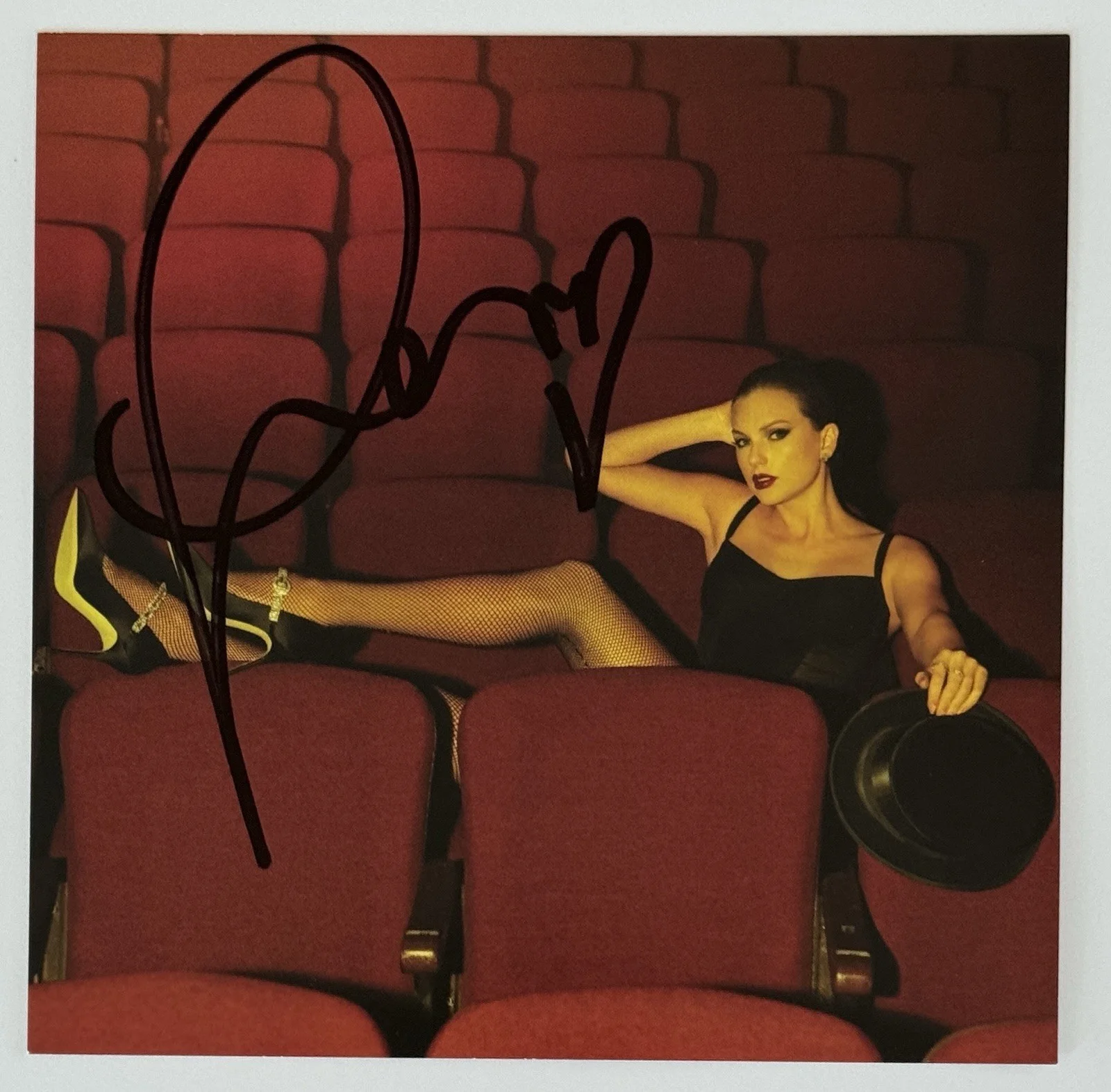 SIGNED DRUNK HEART TAYLOR SWIFT LIFE OF A SHOWGIRL PHOTO 4 & CD PSA DNA COA AUTO, изображение 3
