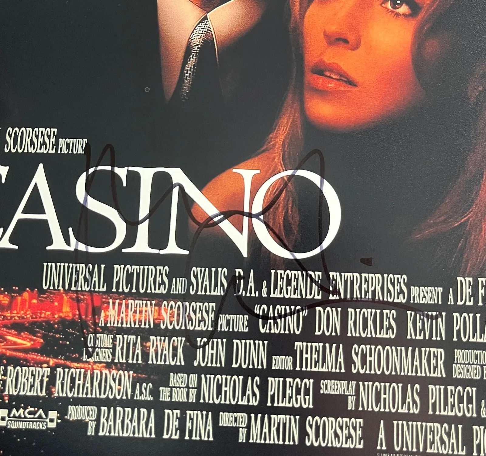 ROBERT DE NIRO SIGNED AUTOGRAPHED CASINO 11X17 MOVIE POSTER PHOTO COA, изображение 2