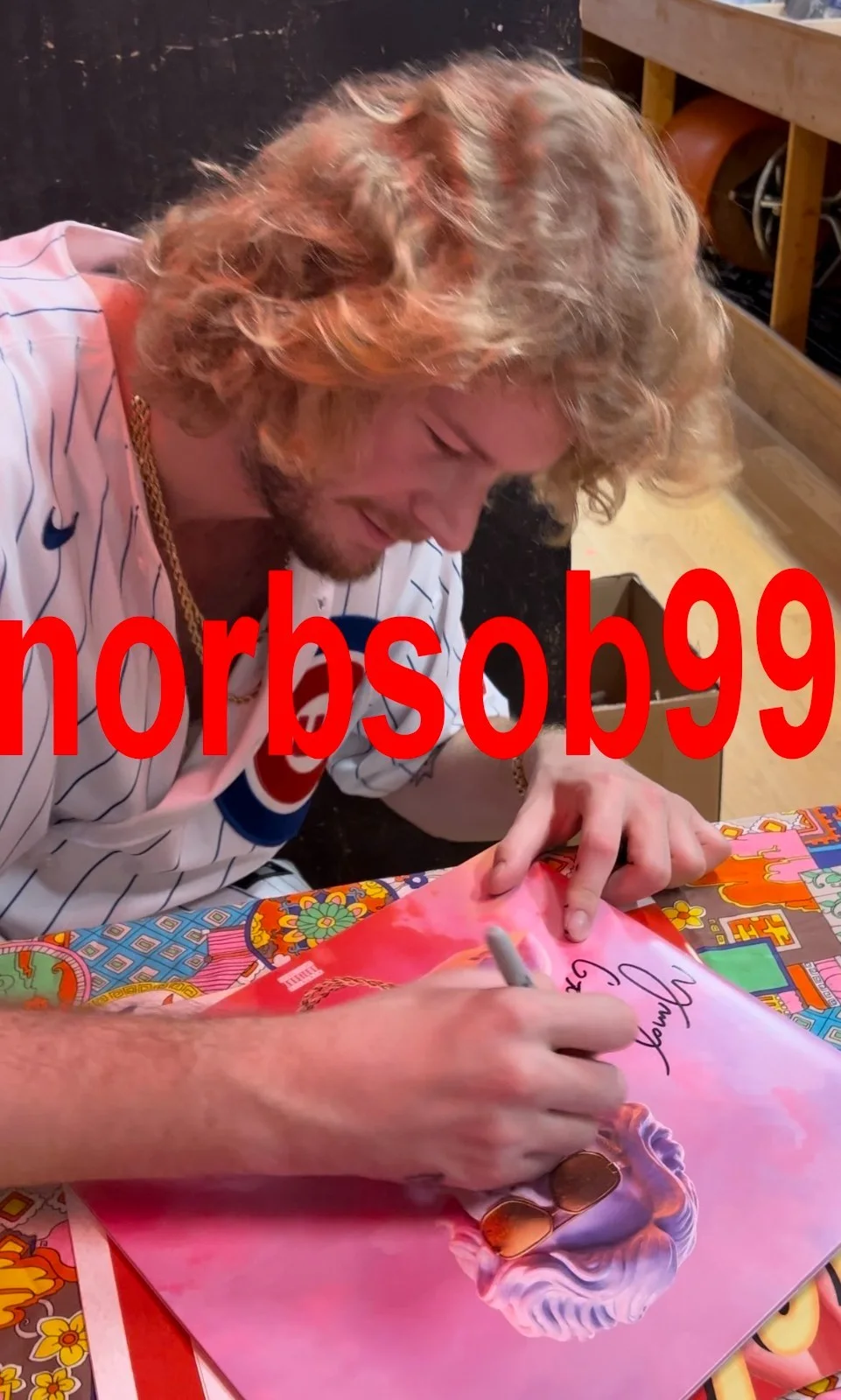 YUNG GRAVY SIGNED GASANOVA VINYL ALBUM LP w/EXACT VIDEO PROOF & BECKETT BAS COA, изображение 4