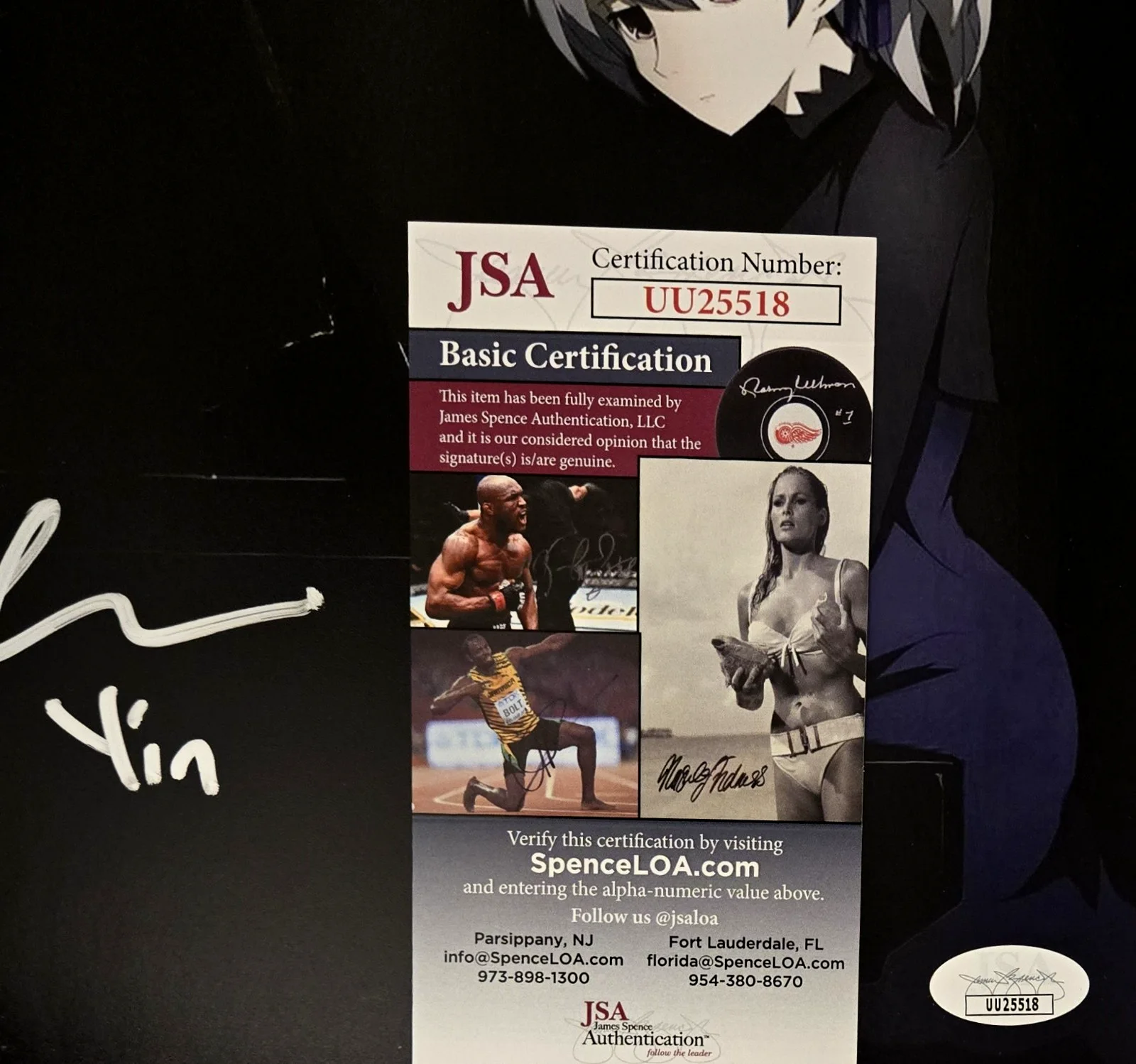 Brina Palencia — Brina Palencia Signed Photo Yin Darker Than Black Autograph 8x10 JSA COA 518, изображение 2