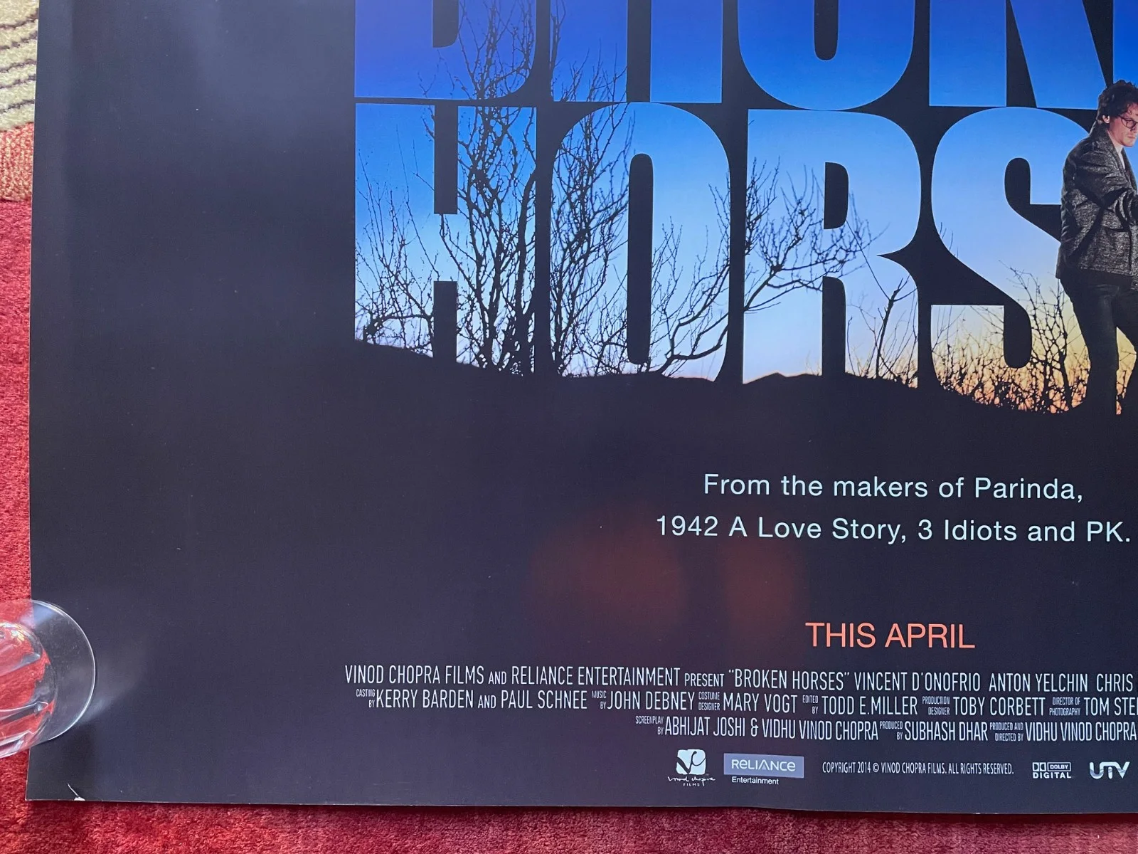 BROKEN HORSES (2015) Original UK Quad Movie Film Poster Henry Shotwell, изображение 4