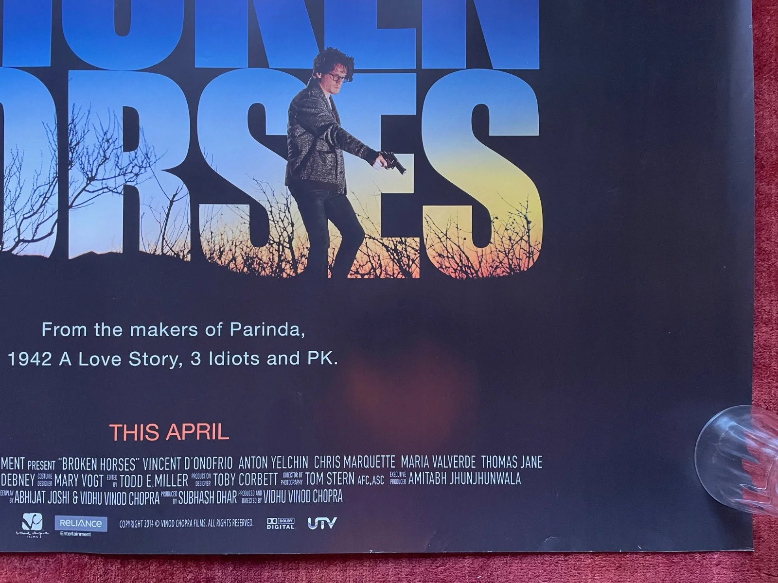 BROKEN HORSES (2015) Original UK Quad Movie Film Poster Henry Shotwell, изображение 5