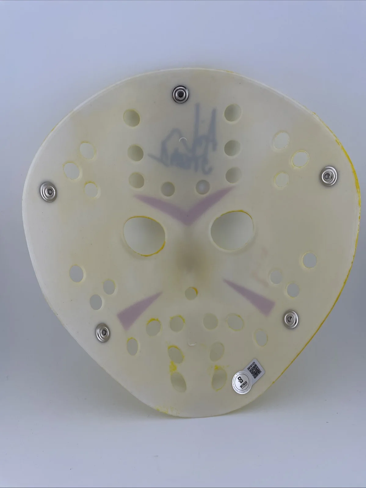 Friday the 13th Ari Lehman Jason Vorhees Signed Mask Beckett Certified, изображение 3
