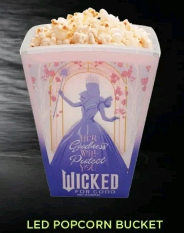 BN Sealed Cineworld Wicked For Good LED Light Up Limited Edition Popcorn Bucket, image 2