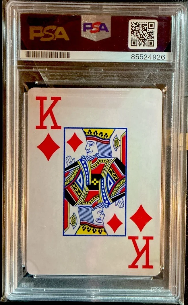 George Strait Signed King Of Diamonds Playing Card PSA/DNA AUTHENTICATED AUTO, изображение 2