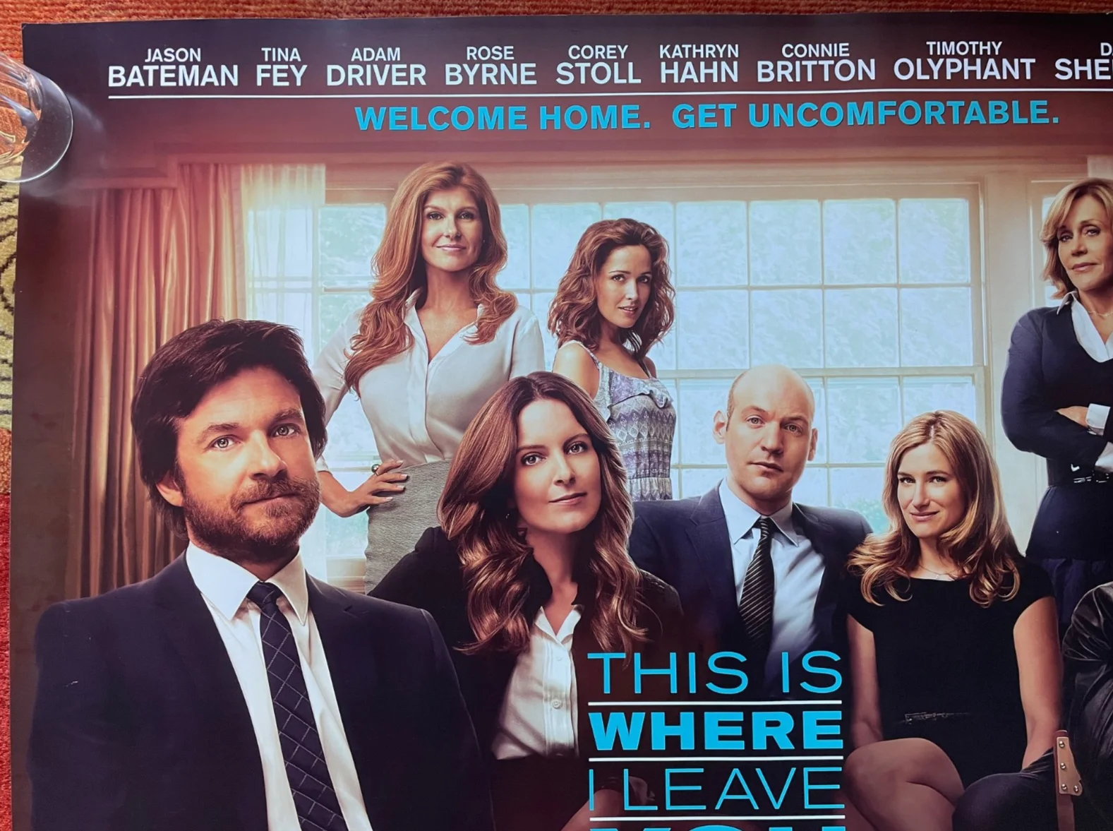 THIS IS WHERE I LEAVE YOU (2014) Original UK Quad Movie Film Poster Tina Fey, изображение 2
