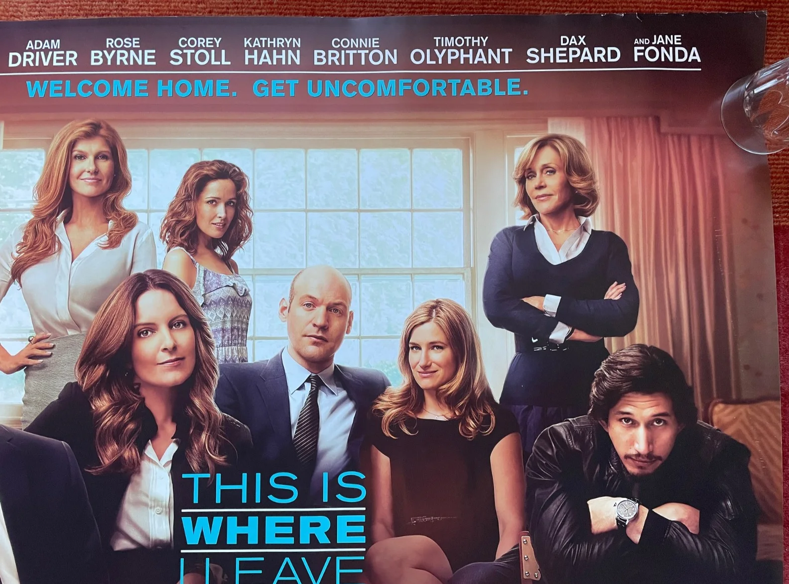 THIS IS WHERE I LEAVE YOU (2014) Original UK Quad Movie Film Poster Tina Fey, изображение 3