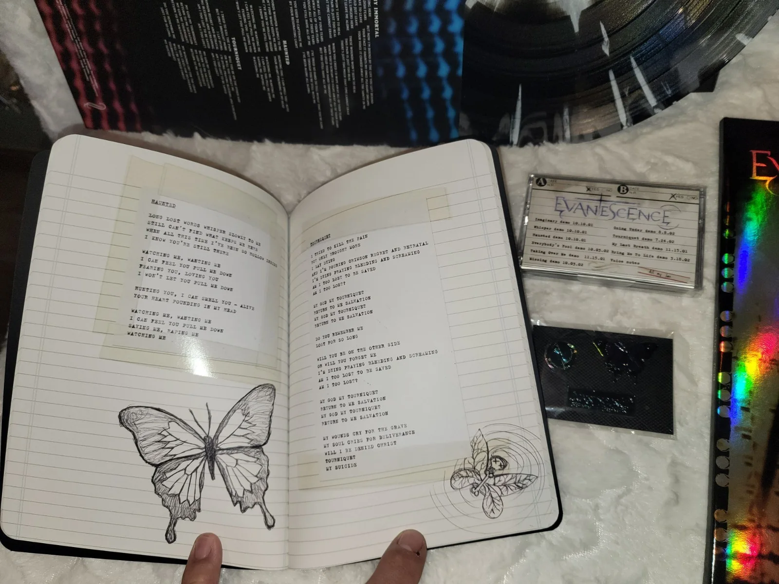 RARE SIGNED Evanescence 20th Super Deluxe Box Set Vinyl Records Limited Edition, image 5