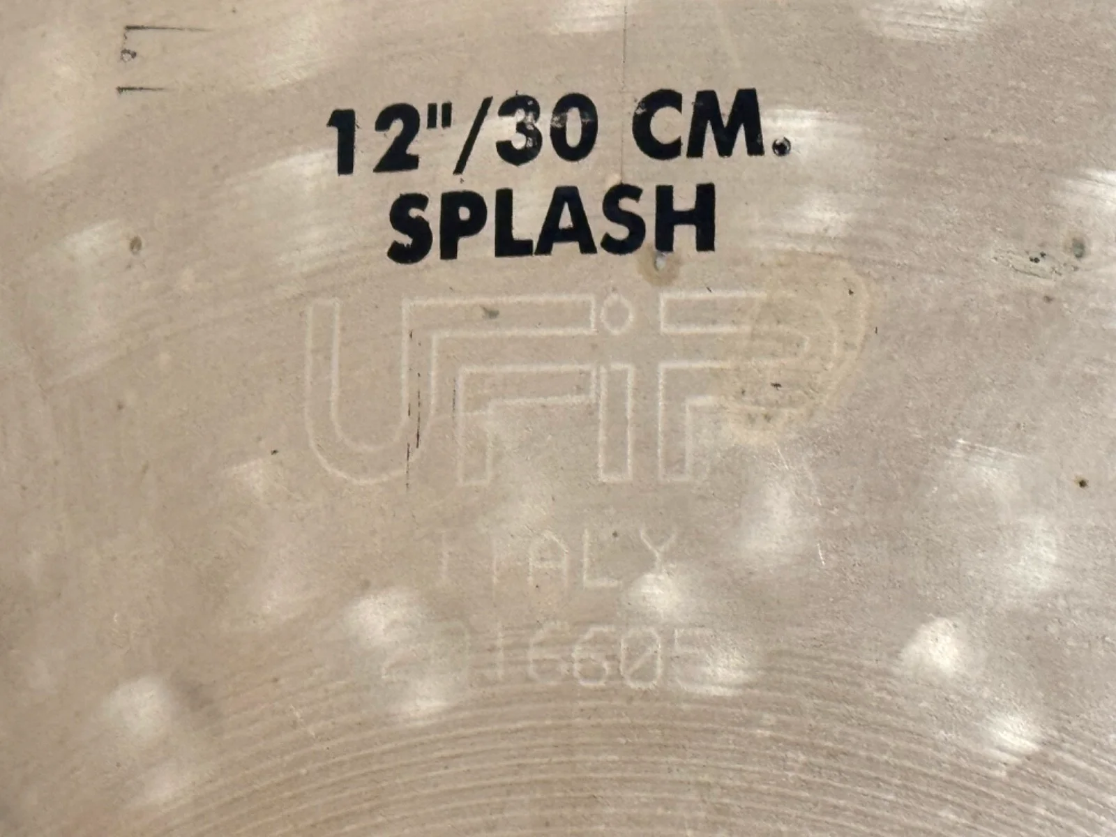 V. RARE Charlie Watts Signed UFIP Cymbals from 2012 Iridium Jazz Club Residency, image 4
