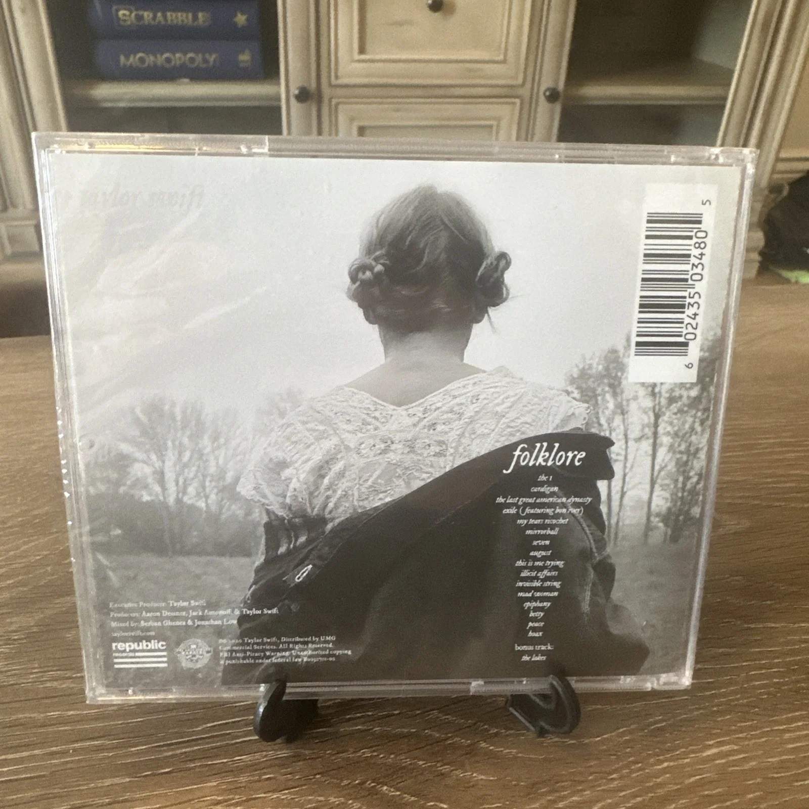 Taylor Swift Folklore Signed Auto Autographed CD Sealed, New, image 2