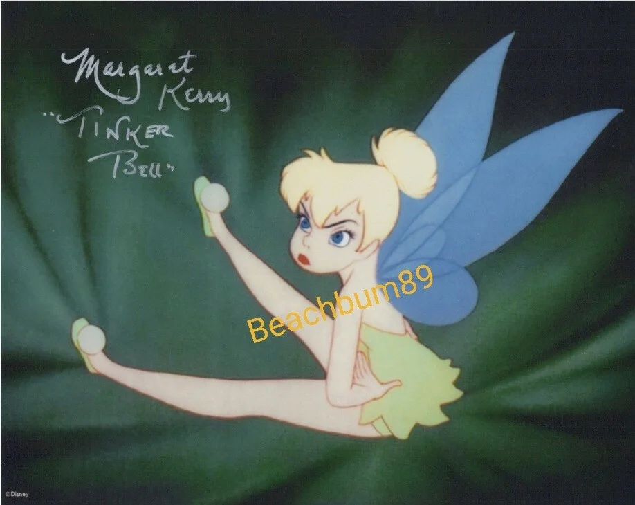 Margaret Kerry — MARGARET KERRY - Walt Disney's classic "TINKER BELL" - Signed 8x10 Photo w/COA