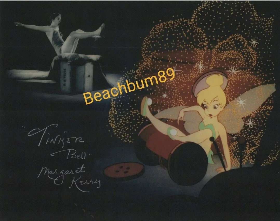 Margaret Kerry — Walt Disney Favorite "Tinker Bell" - 'MARGARET KERRY' Signed 8x10 Photo w/COA