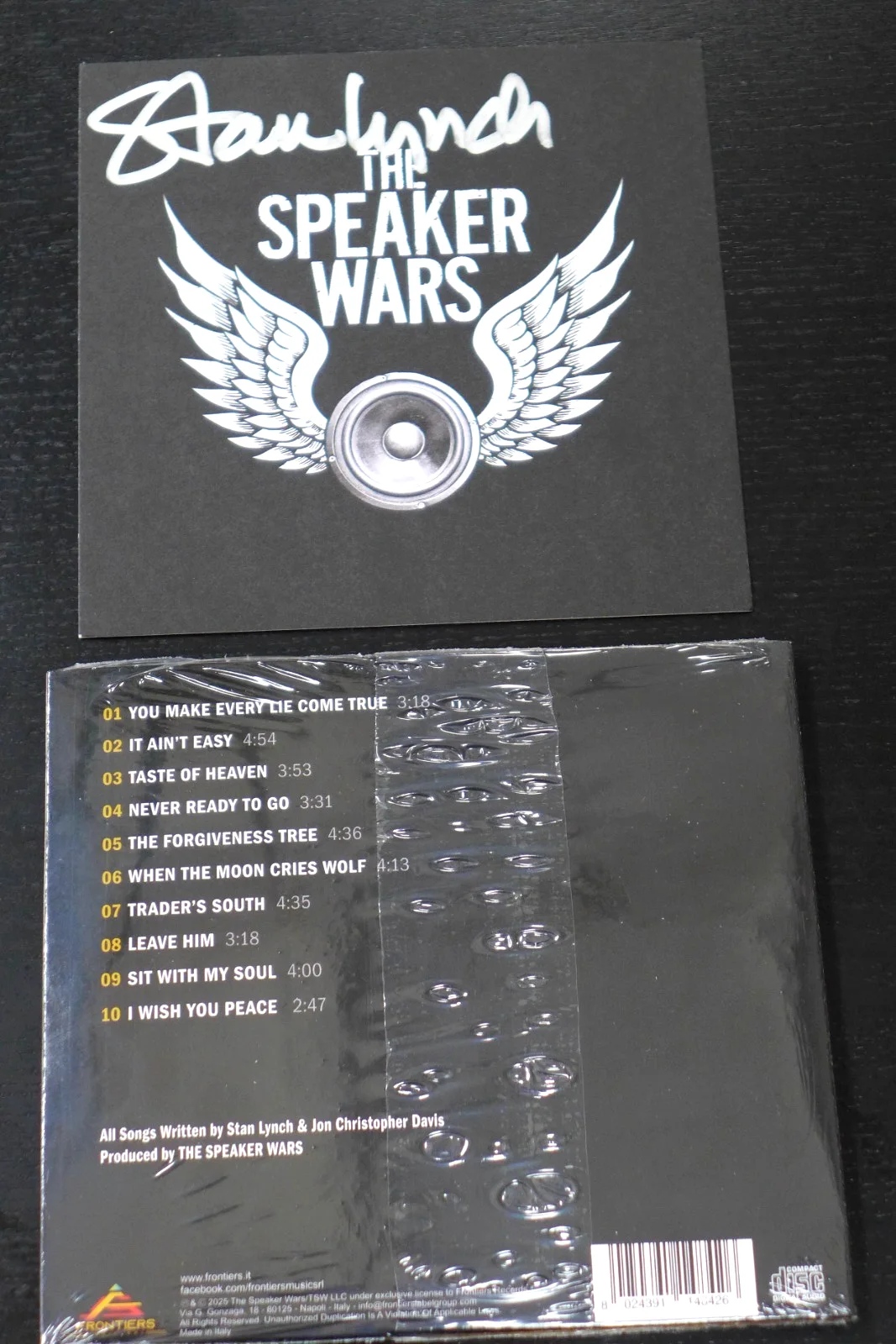 STAN LYNCH / TOM PETTY - AUTOGRAPHED THE SPEAKER WARS SIGNED ART CARD & NEW CD, изображение 2