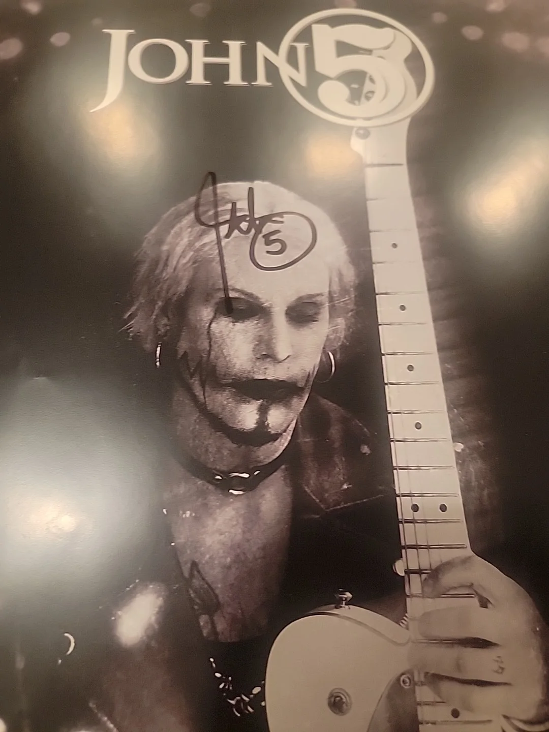 John 5 Autographed Picture And Laminate, image 2