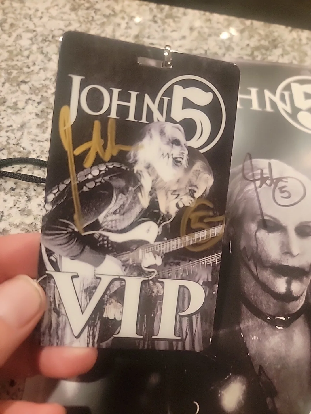 John 5 Autographed Picture And Laminate, image 3
