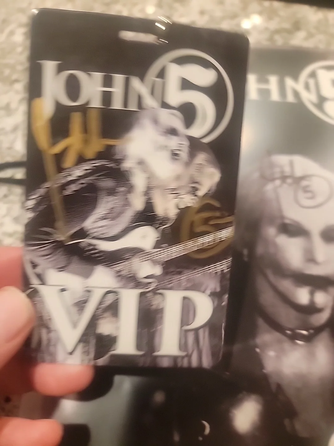 John 5 Autographed Picture And Laminate, image 4
