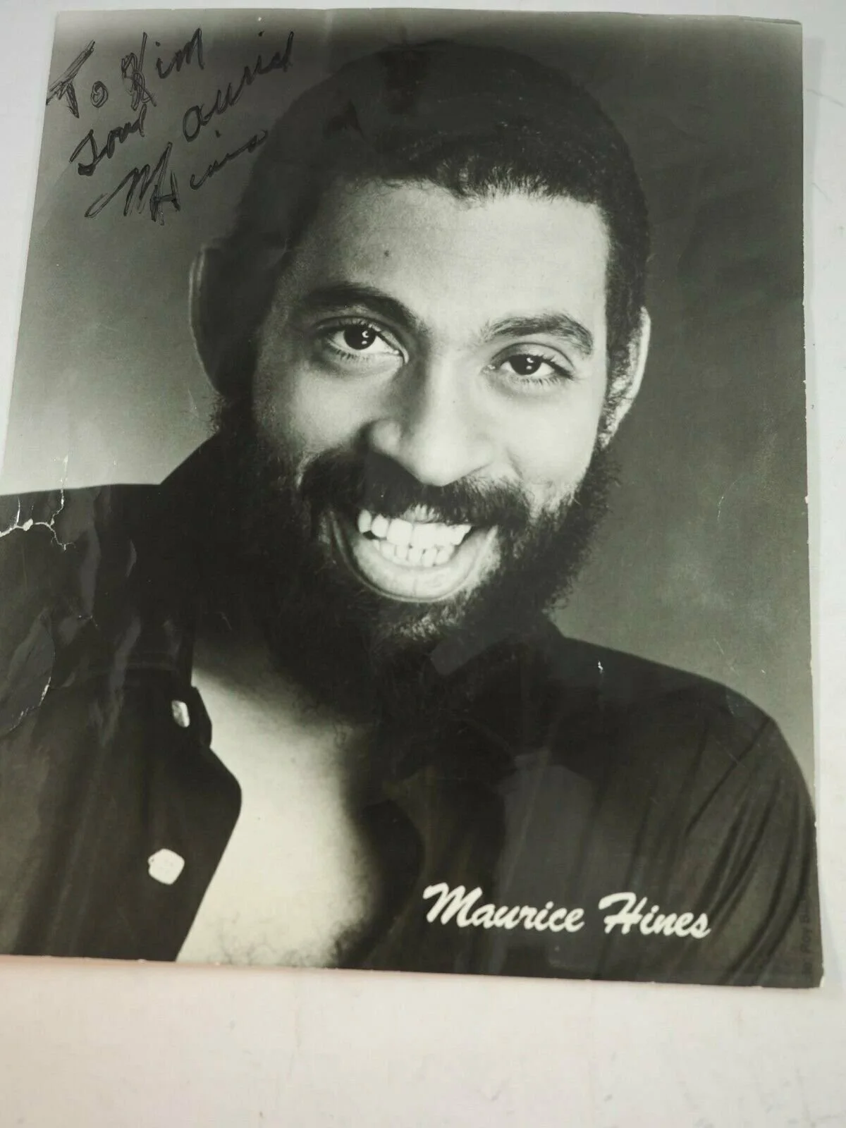 Maurice Hines autographed 8" x10" Studio Photo"The Cotton Club" Authentic, image 2