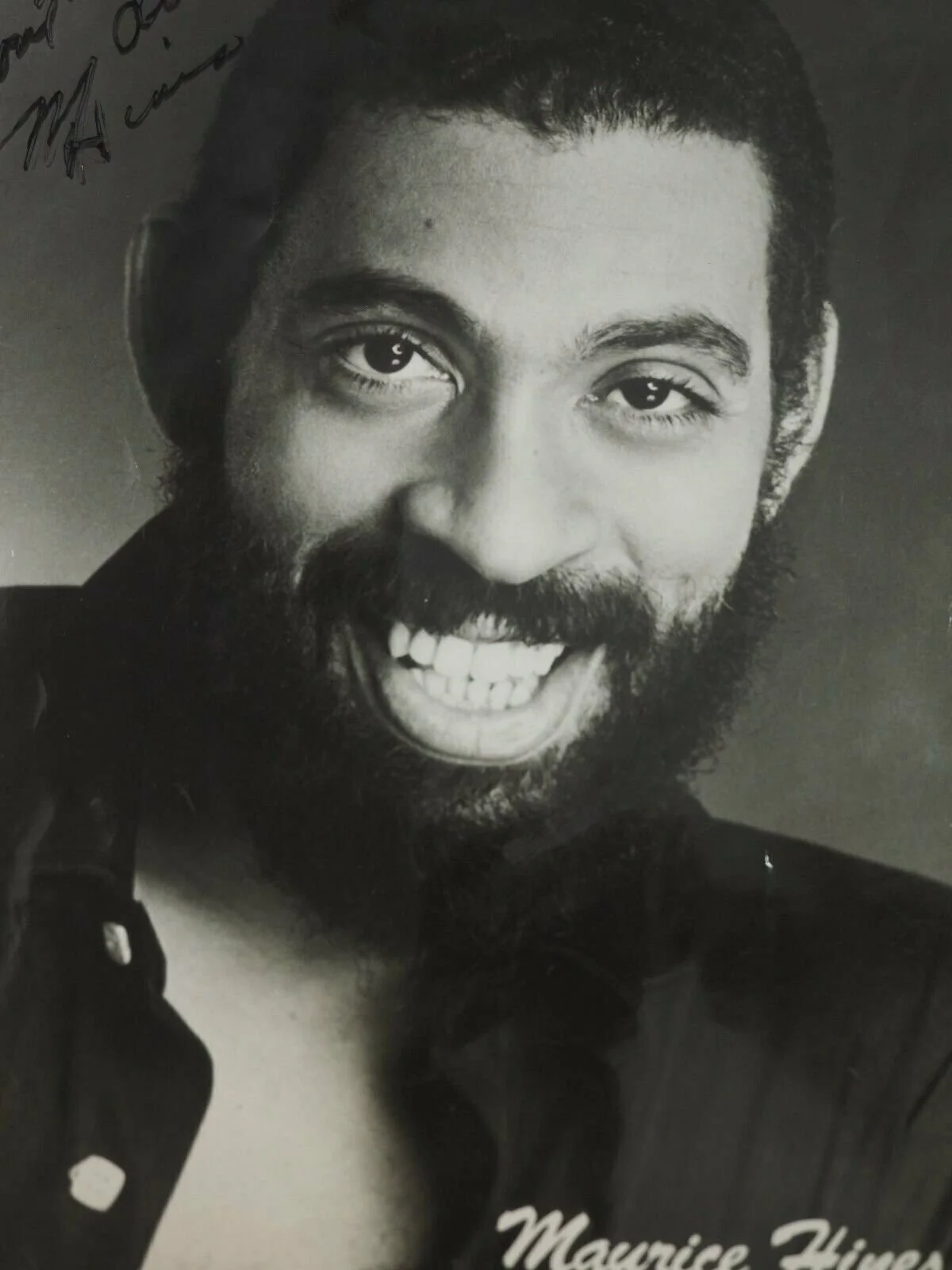 Maurice Hines autographed 8" x10" Studio Photo"The Cotton Club" Authentic, image 3