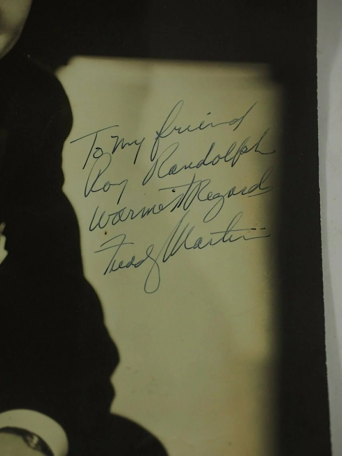 Freddy Martin — Autographed Freddy Martin and Orchestra Photo 8" x 10" Black & white, изображение 4
