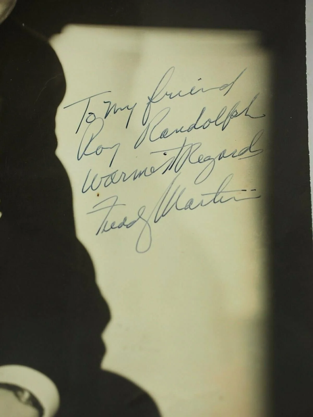 Freddy Martin — Autographed Freddy Martin and Orchestra Photo 8" x 10" Black & white, изображение 5