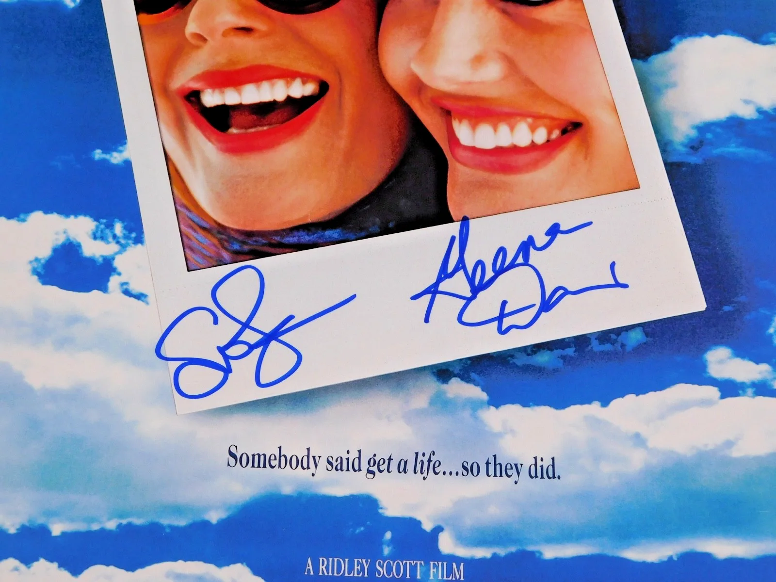 Susan Sarandon / Gena Davis Signed Thelma & Louise 11x17 Movie Poster JSA COA, изображение 2