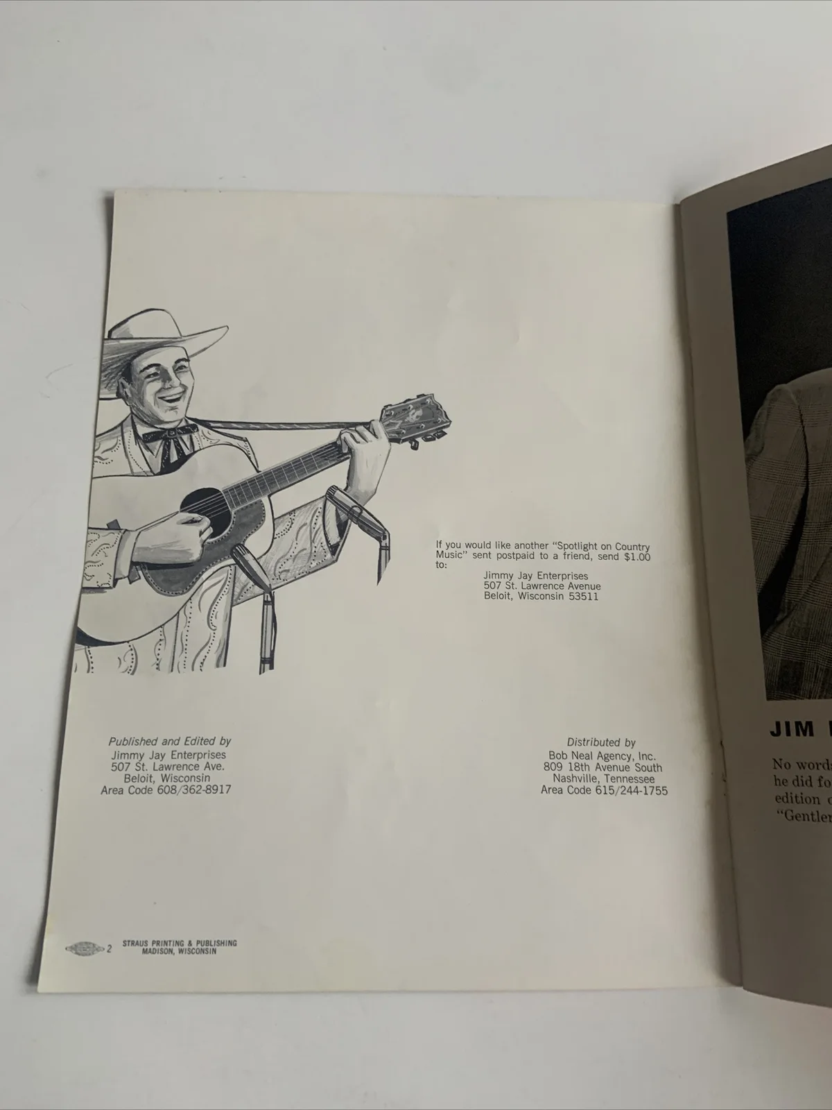Spotlight On Country Music 1967 (signature Of Sonny James) VG, изображение 3