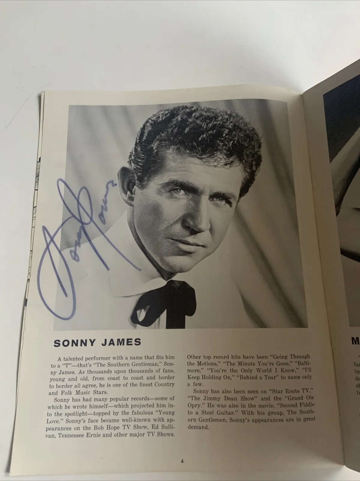 Spotlight On Country Music 1967 (signature Of Sonny James) VG, изображение 4