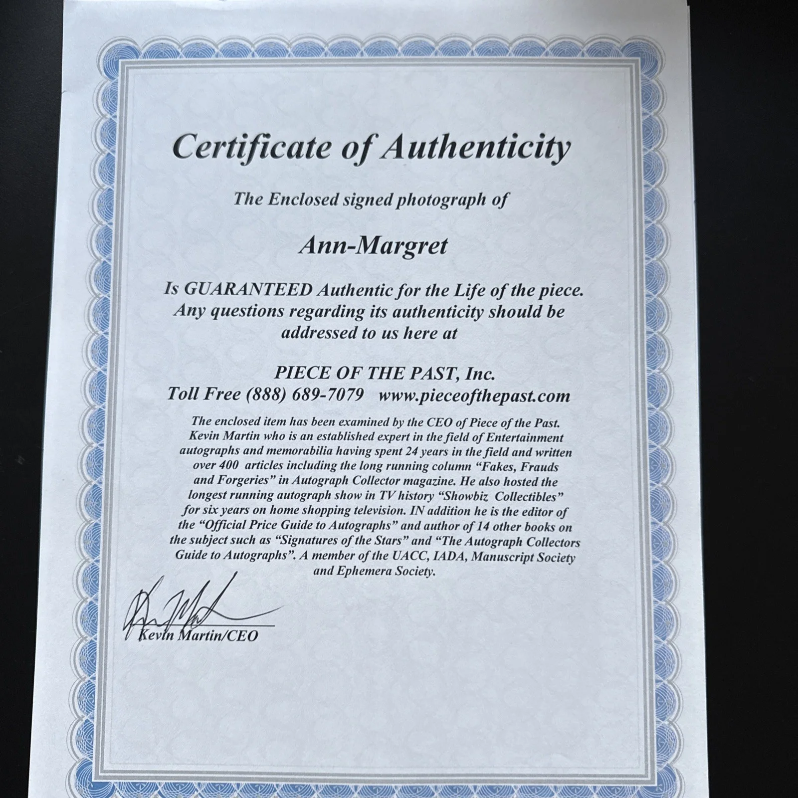 Screen Legend Ann-Margret SIGNED PHOTO Autograph COA, image 4