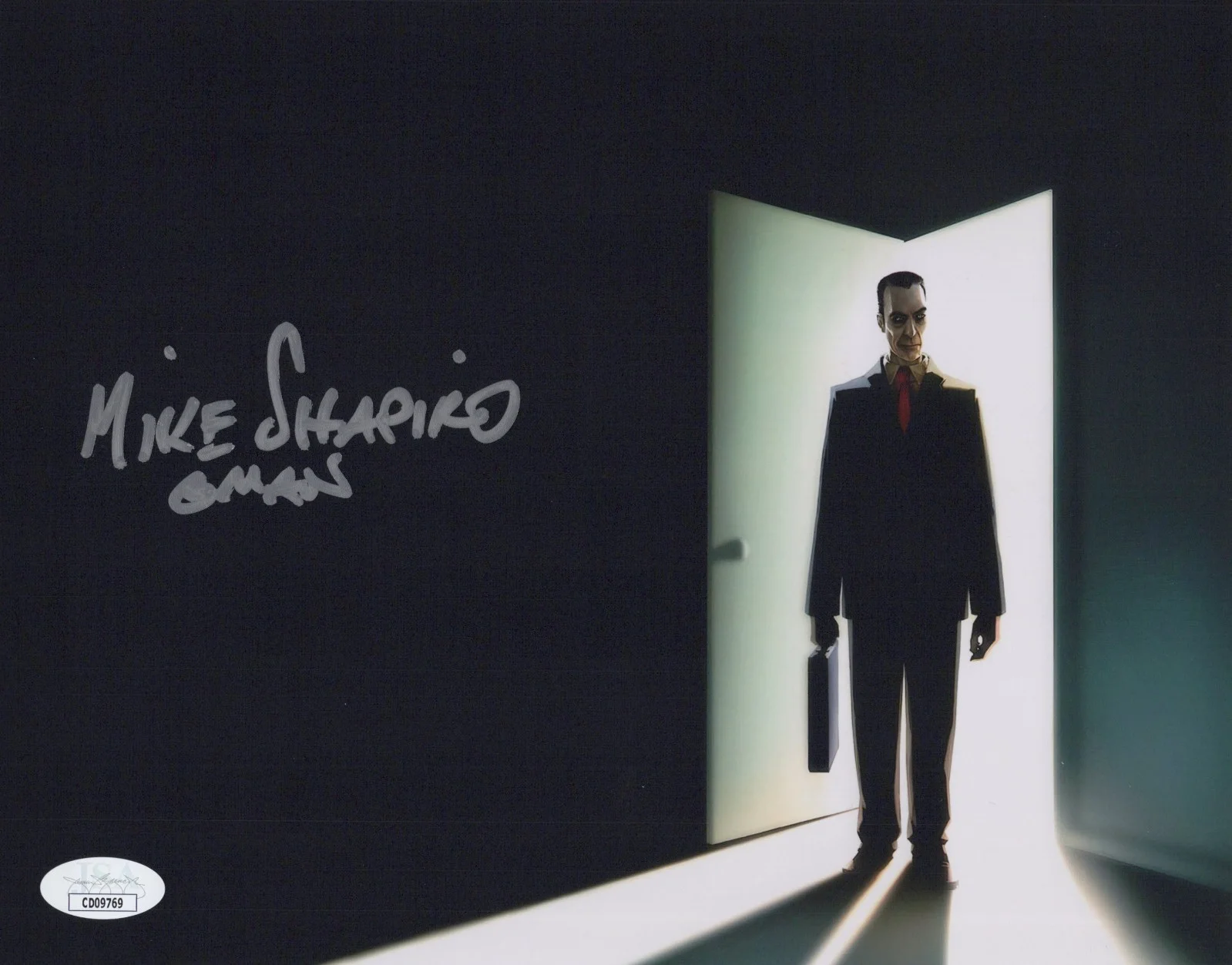 Mike Shapiro — Mike Shapiro Signed 8x10 Half Life 2 G-Man Autograph Photo Valve JSA COA
