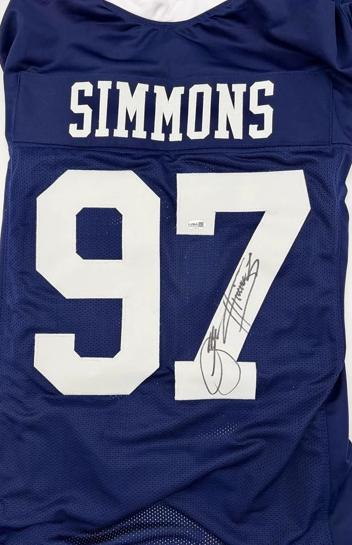 Gene Simmons — Gene Simmons signed authentic Penn State football jersey (KISS) - JSA COA *RARE*