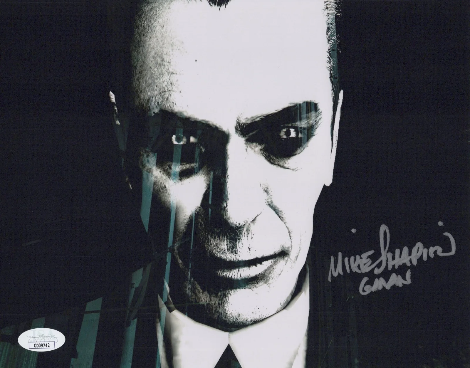 Mike Shapiro — Mike Shapiro Signed 8x10 Half Life 2 G-Man Autograph Photo Valve JSA COA
