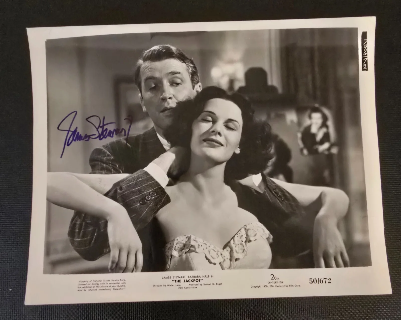 Jimmy Stewart — Jimmy Stewart Autographed Photo and Autographed Letter