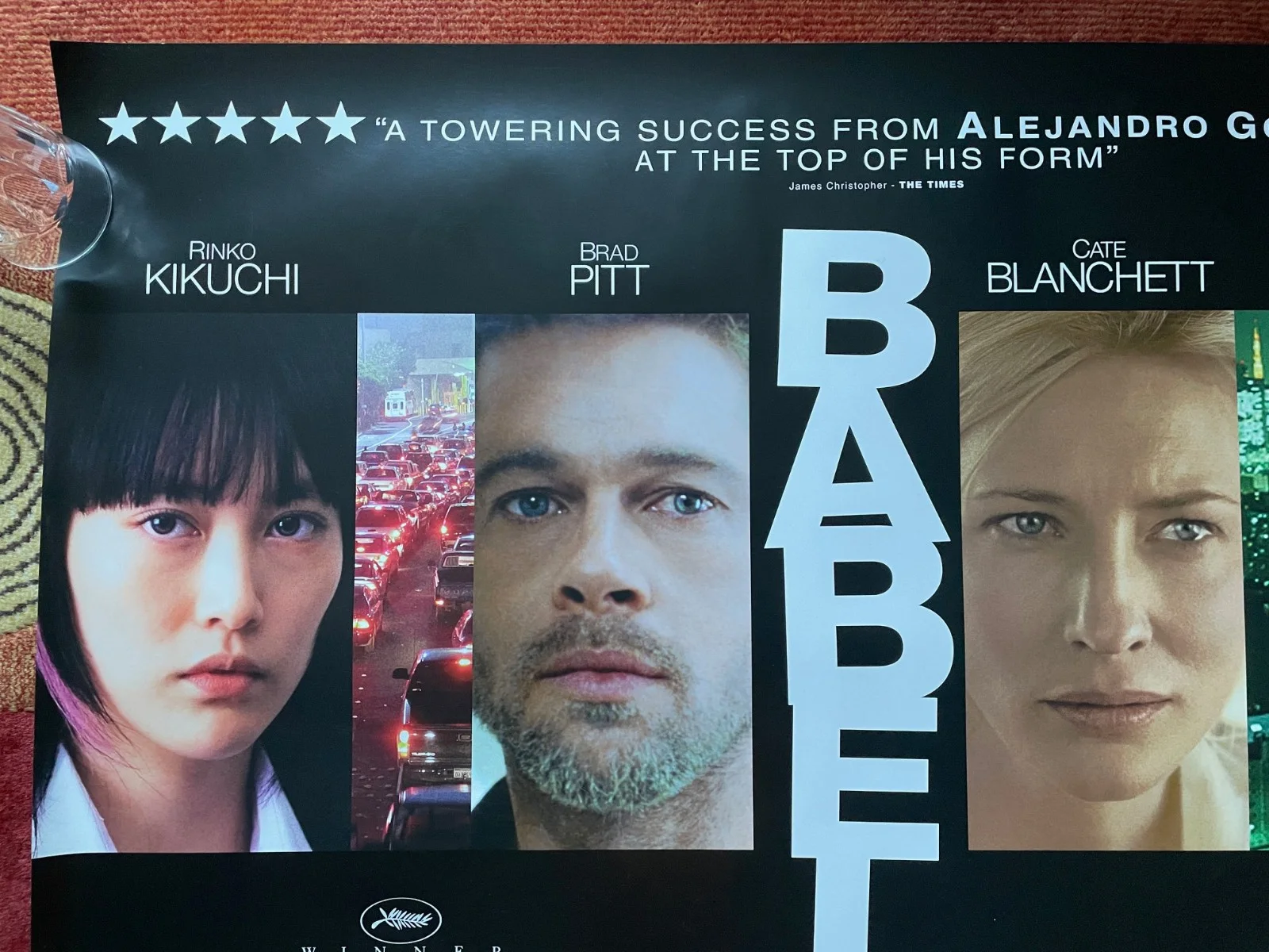 BABEL (2006) Original Quad Movie Film Poster Brad Pitt Rinko Kikuchi, изображение 2