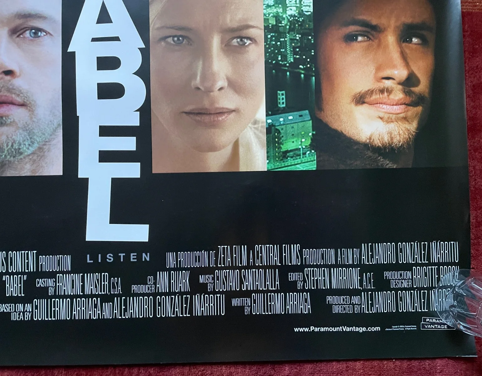 BABEL (2006) Original Quad Movie Film Poster Brad Pitt Rinko Kikuchi, изображение 5