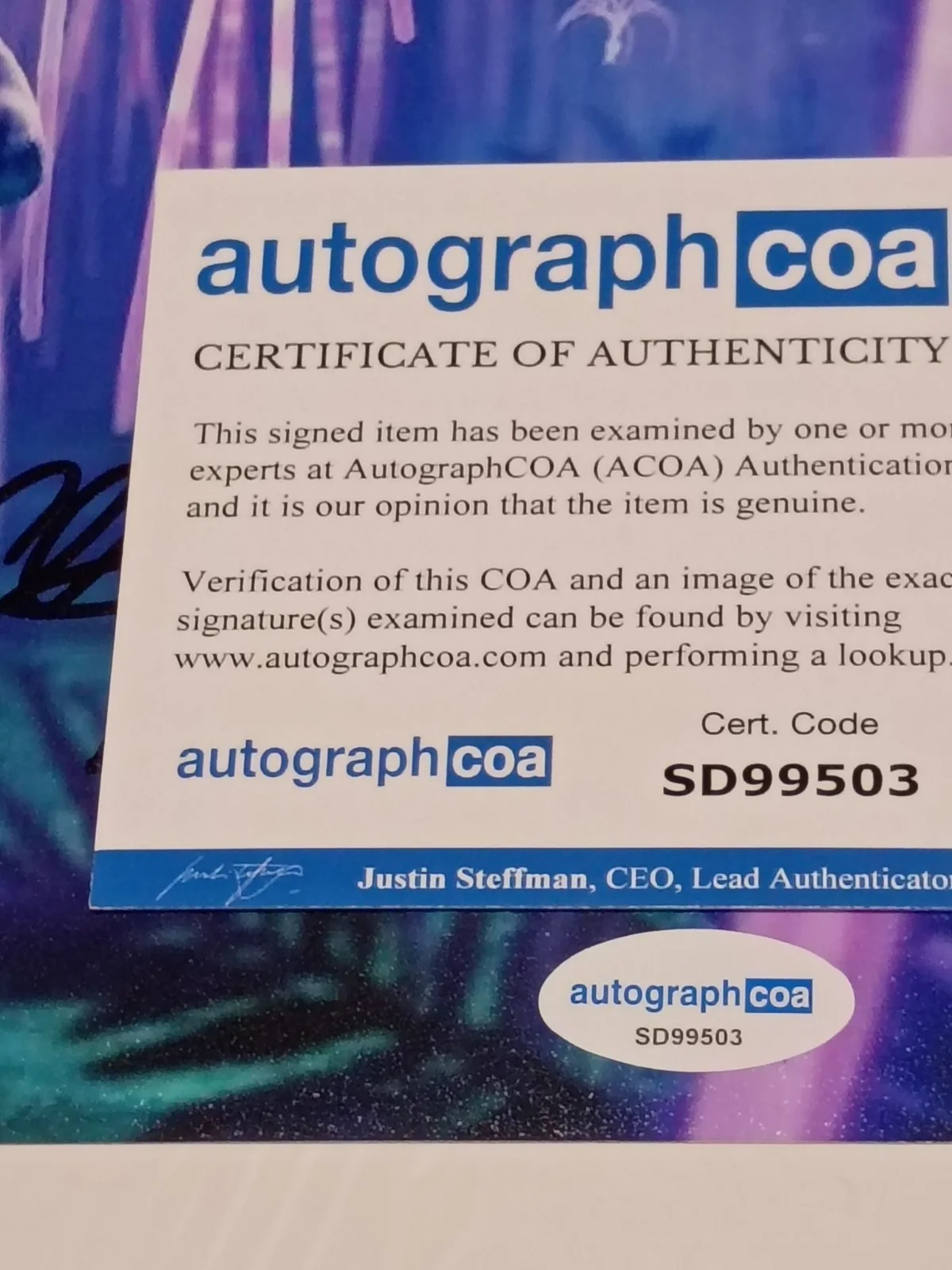 CCH POUNDER — CCH POUNDER (Mo'at) Signed Avatar 11x14 Photo (Autograph COA), image 3