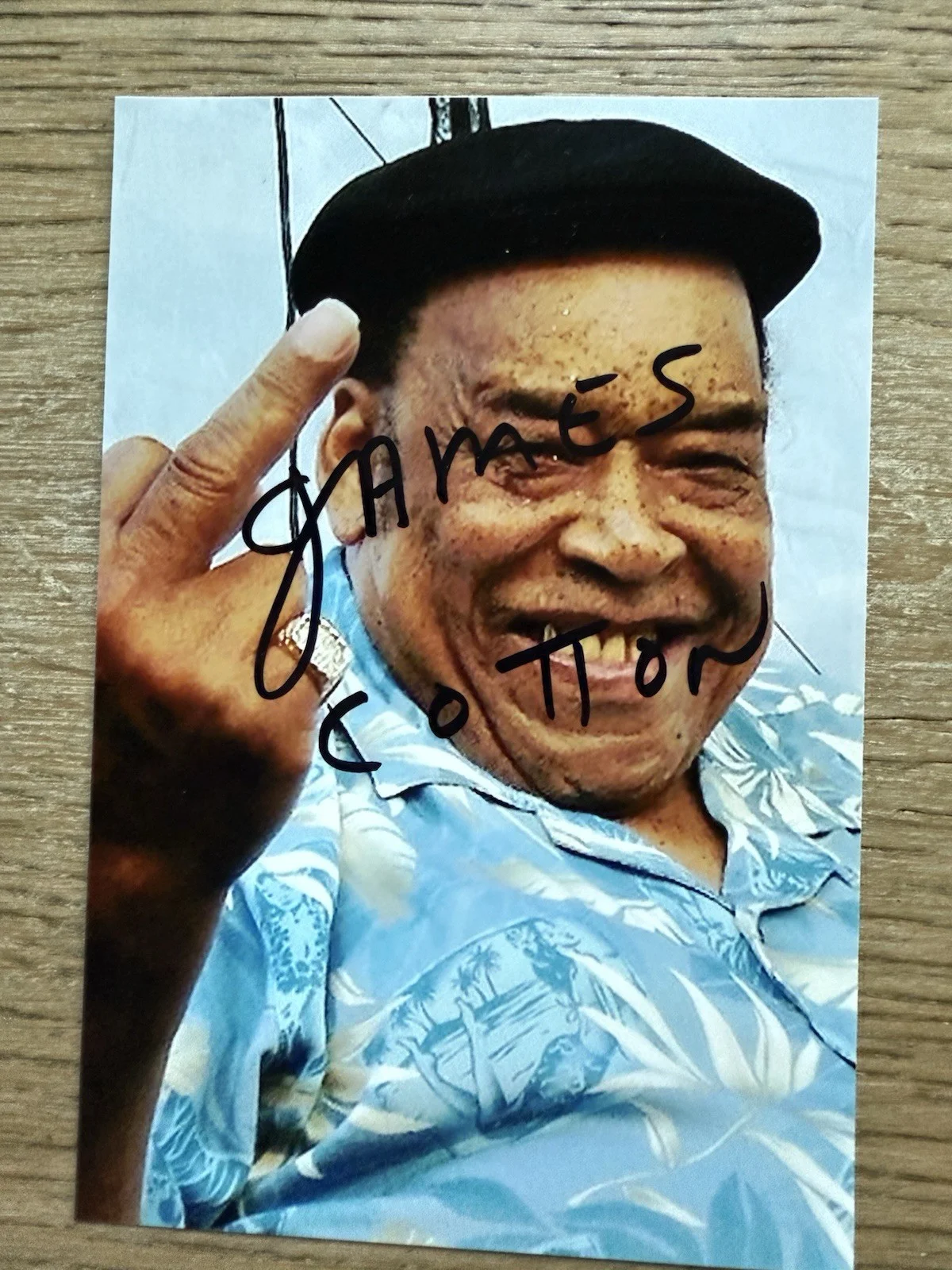 James Cotton lot of 2 autographed 5x7 photos PSA LOA, изображение 2