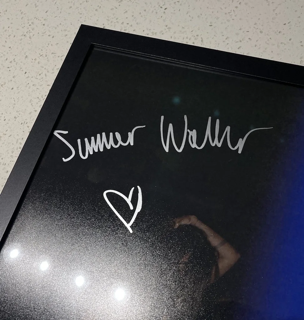 SUMMER WALKER SIGNED LAST DAY OF ALBUM PHOTO POSTER AUTOGRAPH FRAMED SZA PSA COA, изображение 2