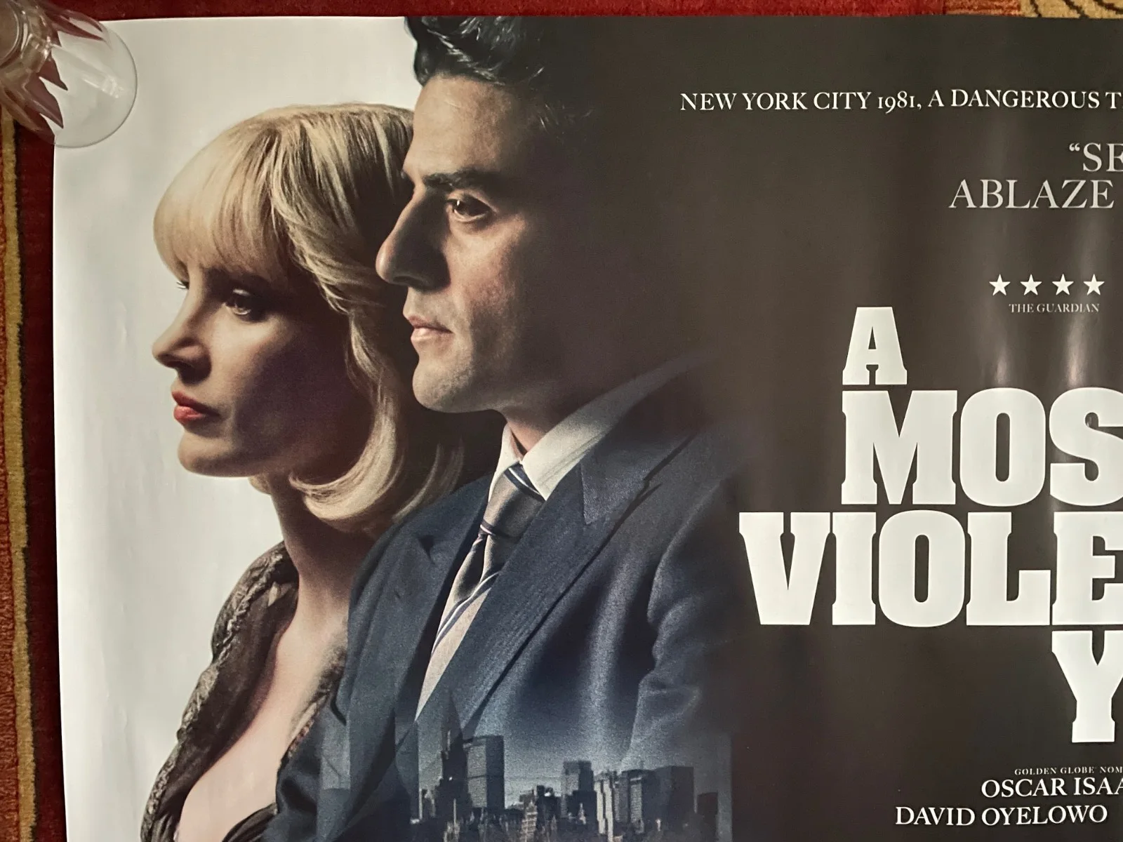 A MOST VIOLENT YEAR (2014) Original Quad Movie Film Poster Oscar Isaac, изображение 2
