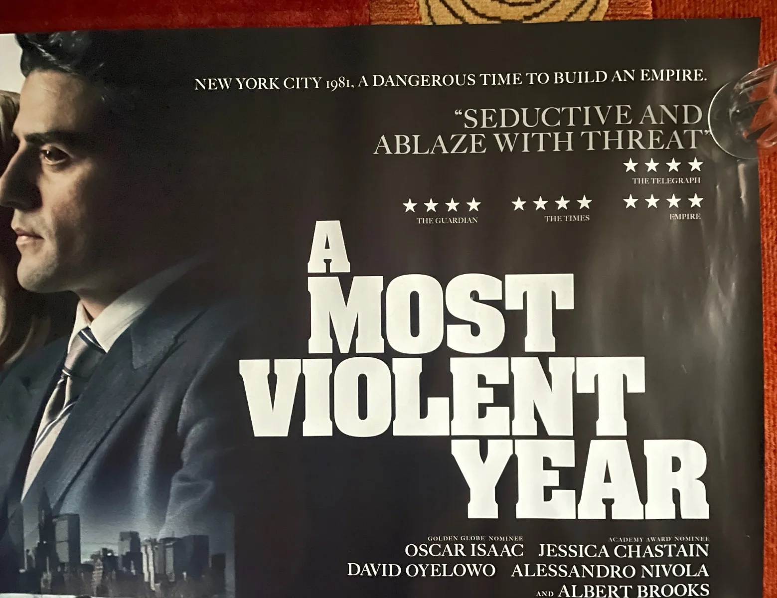 A MOST VIOLENT YEAR (2014) Original Quad Movie Film Poster Oscar Isaac, изображение 3