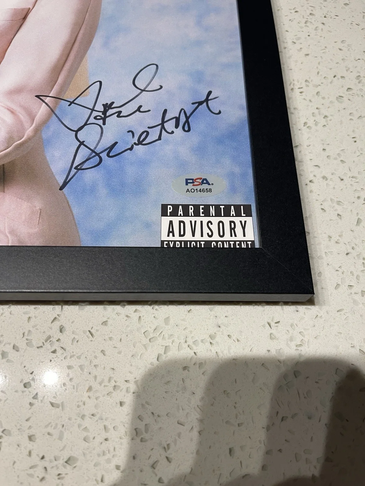 MARIAH THE SCIENTIST SIGNED MASTER ALBUM PHOTO AUTOGRAPH FRAMED SZA PSA COA, изображение 3