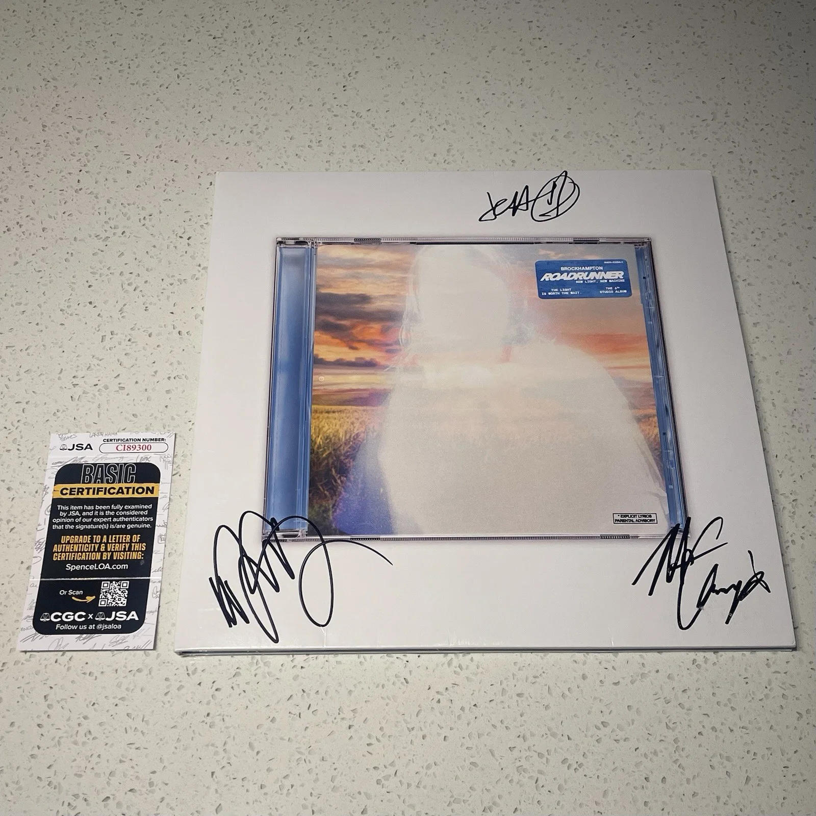 BROCKHAMPTON SIGNED ROADRUNNER VINYL ALBUM KEVIN ABSTRACT +2 AUTOGRAPH JSA COA, image 2