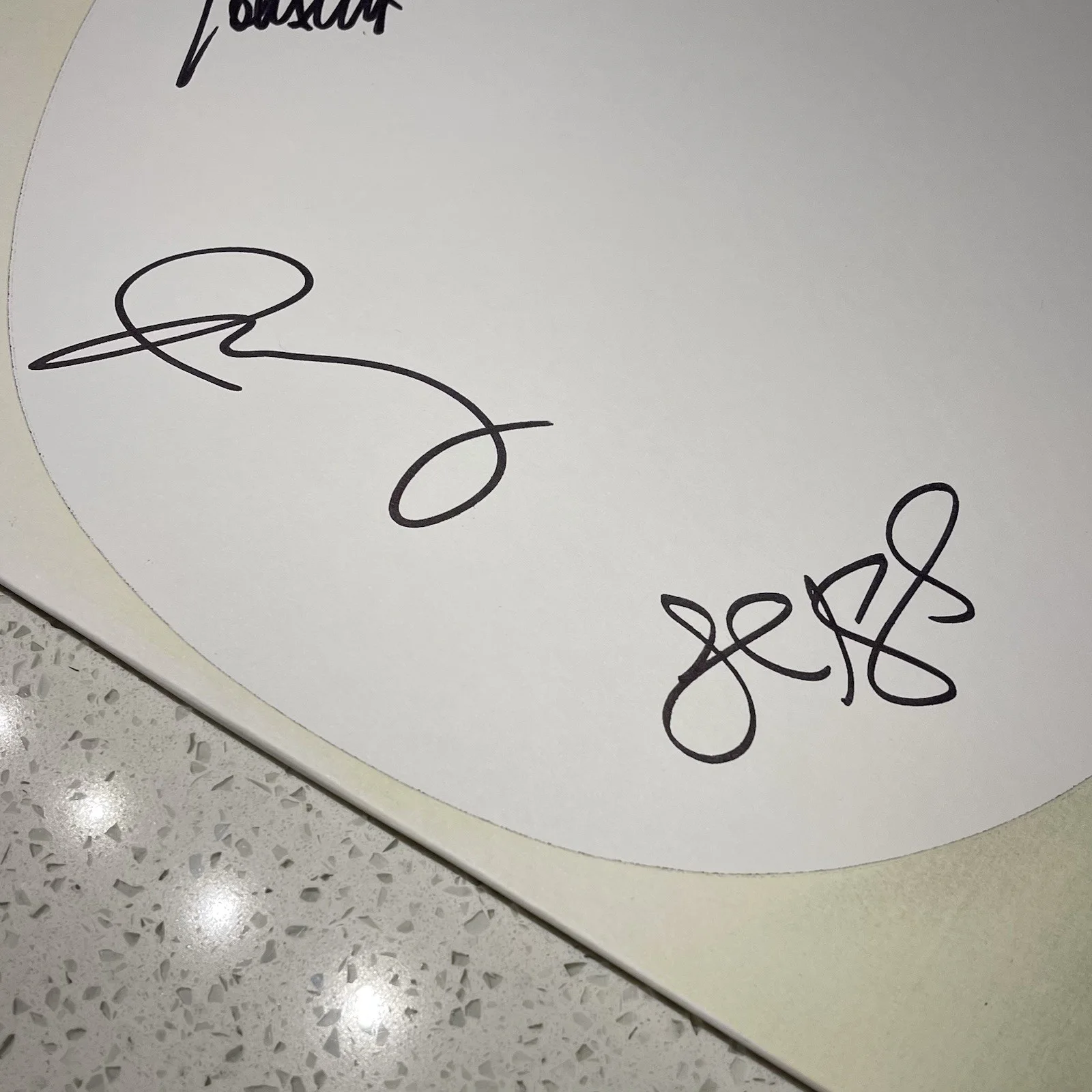 WILCO BAND SIGNED ODE TO JOY VINYL ALBUM RECORD JEFF TWEEDY AUTOGRAPH JSA COA, image 3