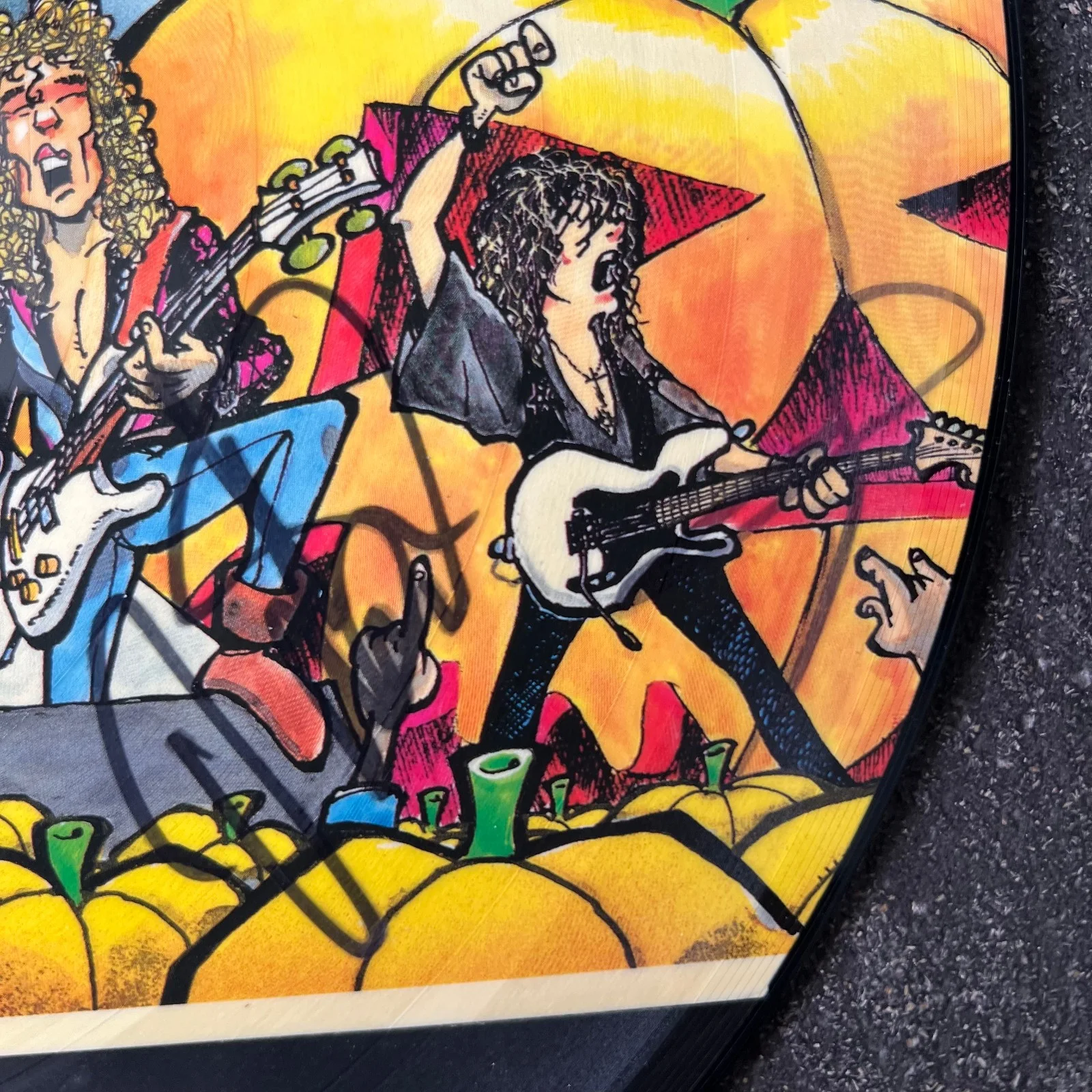 HELLOWEEN signed autographed picture disc "LIVE IN THE U.K." / inperson, image 4