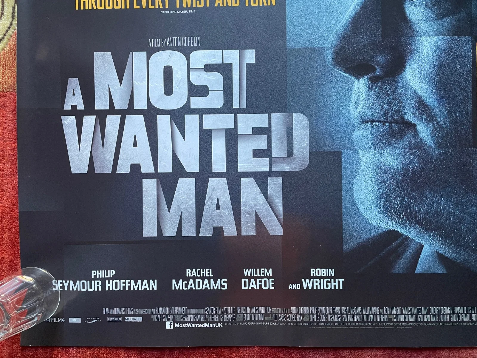 A MOST WANTED MAN (2014) Original UK Quad Movie Poster Philip Seymour Hoffman, изображение 4
