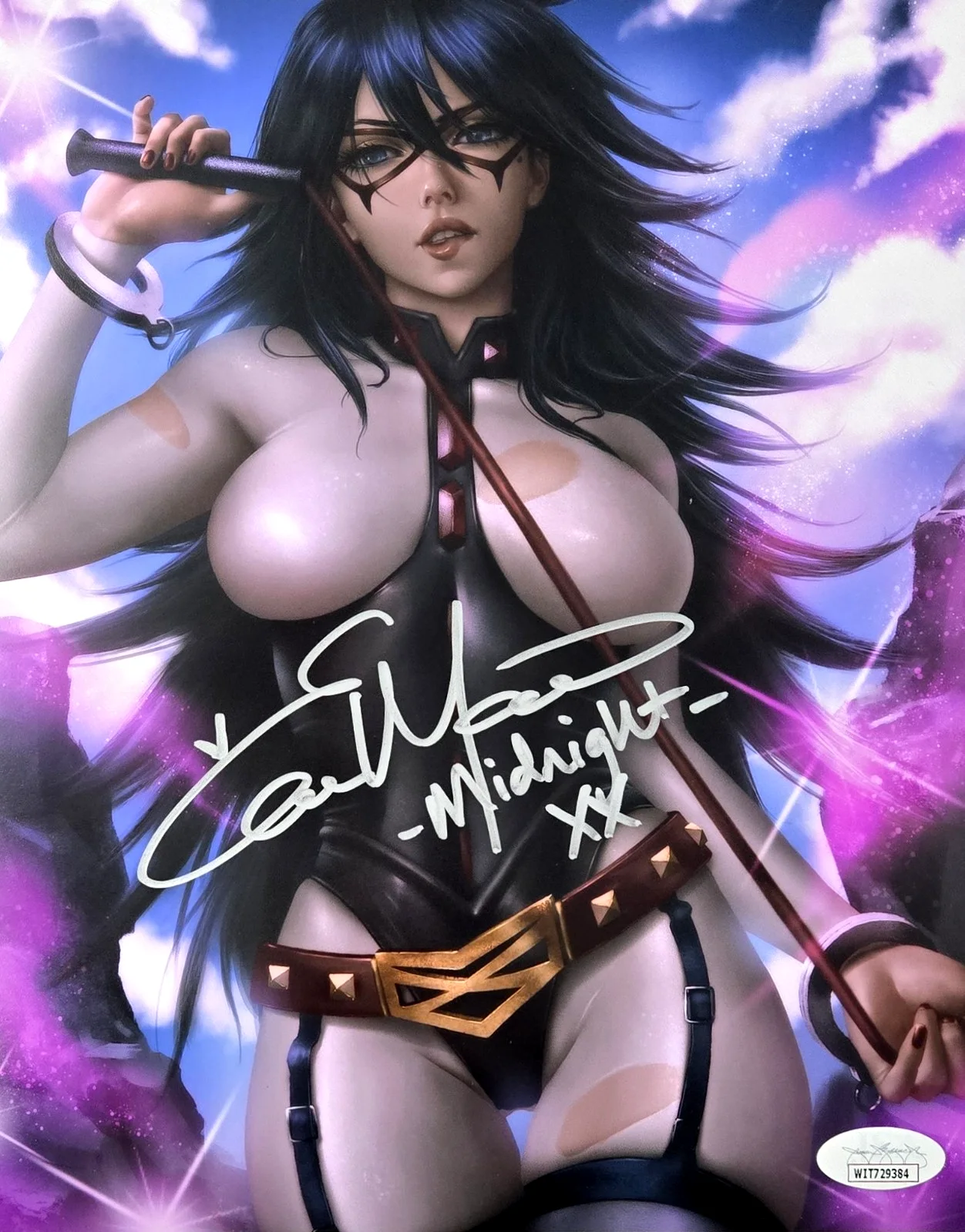 ELIZABETH MAXWELL — Elizabeth Maxwell Signed Midnight Photo My Hero Academia Autograph 8x10 JSA 384