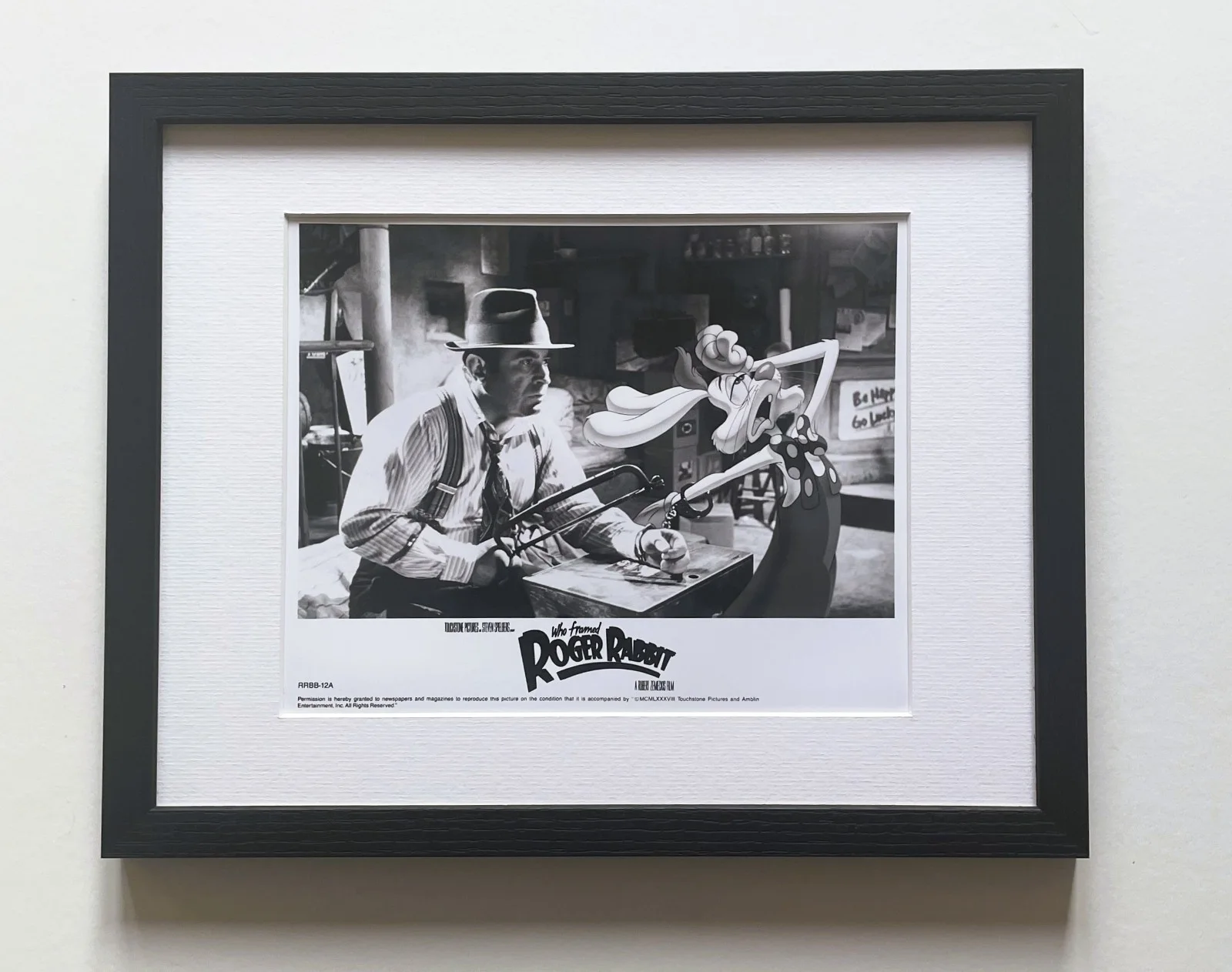Who Framed Roger Rabbit Photo Original Framed 8X10Inch B&W Press Publicity Still, изображение 2