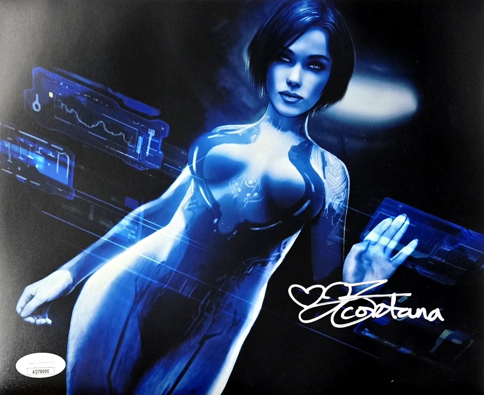 Jen Taylor — Jen Taylor Signed Photo Halo Cortana Autograph XBox 8x10 JSA COA 090